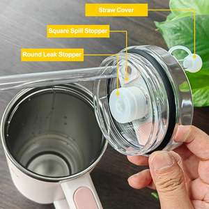 Juego de Accesorios para Vaso Stanley: Tapa de Silicona Antiderrames y Tapón para Pajita, para Vasos Stanley de 40oz y 30oz - Product Image 2