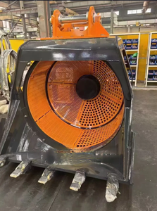 Cubo de cribado giratorio hidráulico para excavadora de 25 toneladas - Product Image 2