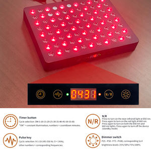 REDSKY Panneau de luminothérapie rouge portable professionnel à 88 LED de qualité médicale 660nm 850nm pour le visage, prise US, garantie de 3 ans - Product Image 2