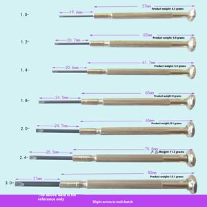 Uhrmacher-Feinmechanik-Schraubendreher mit Eisengriff, 1,8 mm, Kreuzschlitz und gerader Linie, für kleine Schrauben, Mini-Telekommunikations-Werkzeug - Product Image 6
