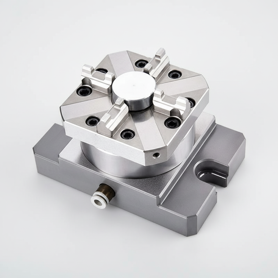 TEBAK Customized Precision Pneumatic Chuck Series - 4-axis Independent ...