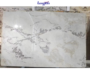Precio de losa de mármol blanco Dover italiano de lujo, encimera pulida <span class=keywords><strong>Marmara</strong></span> translúcida, mármol blanco ostra - Product Image 1