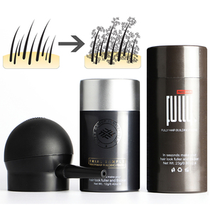 Fabricante Etiqueta privada Pelucas de cabello humano natural Textura Corrector de pérdida de cabello Fibra orgánica de construcción de cabello - Product Image 1