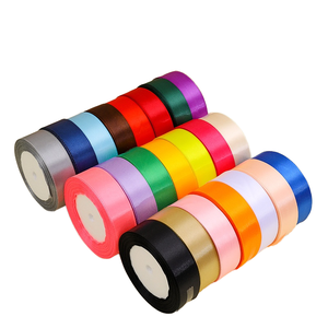 Bán Buôn 1.5 Inch Ribbon 50 Yard Red Ribbon Cuộn 1 1/2 Satin Ribbon Cho Hoa Hồng Bó Hoa 100 Bãi - Product Image 1