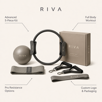 Kit de Yoga et Pilates Personnalisé : Barre de Musculation, Tapis, Haltères en Silicone Pliables, Lestes de Cheville Ajustables, Ballon de Yoga Écologique Sans PVC