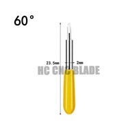 Cuchilla para Plotter de Corte Roland, Cuchilla para Plotter de 30, 45 y 60 Grados, Herramienta de Máquina de Carburo de Tungsteno, Cuchilla para Rotulación, Cortador de Vinilo
