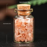 Bouteille à vœns en cristal naturel cylindrique de Chine, vente directe d'usine, boîte cadeau, pierre énergétique, produit phare transfrontalier