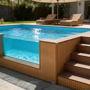 Fiberglass Swimming <b>Pools</b> with UV Protection Perfect for Children <b>Pools</b> Easy Setup and Long-Term Durability for Your Backyard - Product Image 3