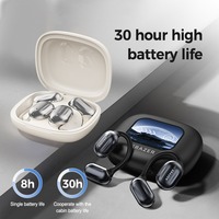 Headphone Nirkabel ERAZER XP2 AI dengan Layar LCD, Dukungan Kartu TF BT5.4, Kontrol Sentuh, Suara HiFi, Headset Olahraga, AI Real-Time