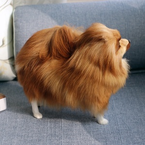 DL3639ตุ๊กตาสุนัขของเล่นสีขาวขนาดเท่าของจริงลูกสุนัขขนาดเล็ก - Product Image 4