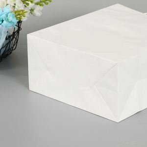 Eco-Friendly Custom Logo Laminated Kraft <b>Paper</b> Takeout Handle <b>Bags</b> Durable Recyclable Food Packaging <b>Bag</b> for Cake Bakery Pastry - Product Image 5