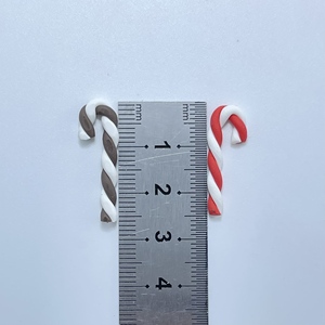 CEHNXI - Palitos de Caramelo Navideños Mini de 2.5cm, 100 Unidades, Plástico Ecológico para Manualidades, Educación, Slime - Product Image 6