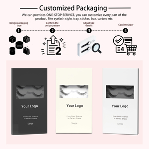 Pestañas Postizas en Racimo Wispy Diy, Libro de Pestañas con Logotipo Personalizado, Marca Privada, Pestañas Postizas Voluminosas y Esponjosas, Pestañas en Abanico Personalizables - Product Image 6