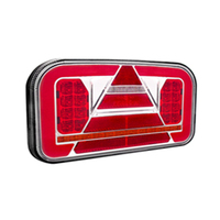 Feu arrière LED Anka pour camion et remorque, feu stop, feu de position arrière, feu de jour combiné, feu de recul, feu antibrouillard arrière, indicateur, réflecteur, étanche IP67