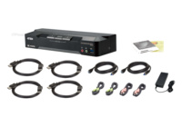 ATEN CM1942 2-Port 4K DisplayPort Dual Display Mini-Matrix Boundless KVM Switch