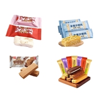 Machine d'emballage horizontale haute efficacité pour gâteaux de riz glutineux, biscuits et gaufrettes