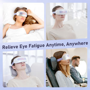 جهاز تدليك العين الكهربائي الذكي الجديد من فيتيس مع ضغط حراري ورذاذ ماء ساخن/بارد ثلاثي الأبعاد وتدليك نقاط الضغط وبطارية 1800 مللي أمبير وتوقيت وموسيقى - Product Image 6