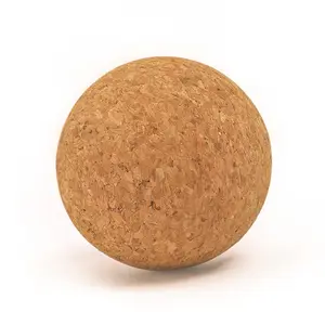 Wholesale Yoga Balance Ball Natural Cork Massage Ball For Neck Foot Leg Massage