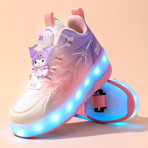 Patins à roulettes pour enfants, en mesh, avec roues lumineuses clignotantes, pour garçons et filles - Product Image 3