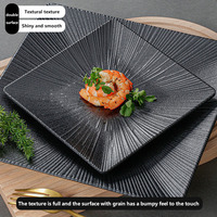 Assiettes rondes en mélamine en gros, assiettes carrées en mélamine de grande taille en gros