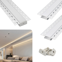 Luces LED para Pladur 035, Difusor Lineal para Placas de Yeso, Serie 6000, Perfil en T Anodizado
