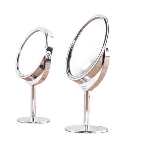 Union promo benutzer definierte runde Form mit Füßen Make Up Mirror Metall Steh spiegel