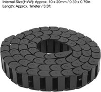 10x20mm câble chaîne de traînée en Nylon renforcé 1M chaîne de traînée câble chaîne d'énergie porte-fil pour imprimantes 3D et Machines CNC