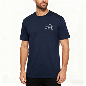 Venta al por mayor bajo MOQ diseño único camisetas 70% poliéster 30% algodón camisetas de gran tamaño para hombres con camiseta logotipo impreso - Product Image 6