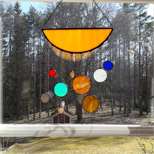 Dream Sun Catcher cao cấp kính màu Galaxy năng lượng mặt trời hệ thống cửa sổ tường trang trí nghệ thuật trang trí trang trí pha lê trang trí suncatchers - Product Image 3