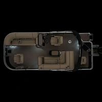 Bateau ponton en aluminium en promotion, yacht sportif 19 pieds/5,8 m, bar flottant avec cuisine et toilettes, bateau de fête de luxe