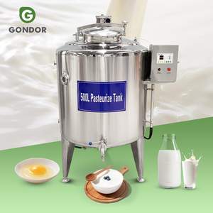 Pasteurisateur automatique à flash en acier inoxydable de 10L, 30L, 200L avec pompe pour lait ultra-pasteurisé - Product Image 1