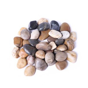 Bán buôn hỗn hợp màu sắc đá cao đánh bóng Pebble đá Cobble đá giá rẻ Pebble - Product Image 1