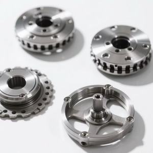 ชิ้นส่วนเพลาเกียร์เหล็กอัลลอยด์และอะลูมิเนียมที่ผลิตด้วยความแม่นยำสูง ชิ้นส่วนฮาร์ดแวร์โลหะแบบกำหนดเอง การผลิตด้วยเครื่อง CNC และเครื่องตัดลวดด้วยไฟฟ้า - Product Image 2