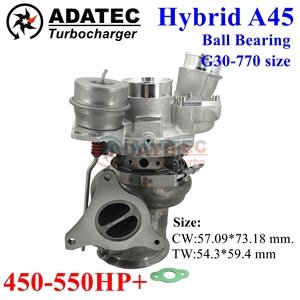 Lai A45 Turbo bóng mang 500 + HP <span class=keywords><strong>2.5</strong></span> <span class=keywords><strong>bar</strong></span> G30-770 Kích thước 18559700002 nâng cấp tuabin cho Mercedes-Benz A45 turbo tăng áp Kit - Product Image 2
