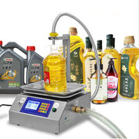 Petite machine de remplissage automatique par pesage pour miel, eau minérale, eau désinfectante, liqueur, huile comestible, colle et liquides visqueux