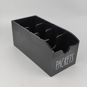 Moderna Caja de Almacenamiento de Especias de Bambú con Divisores de Aluminio, Plegable, Portátil, de 1-3L de Capacidad, Exhibidor Rectangular para Condimentos - Product Image 2