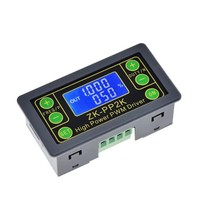 ZK-PP2K PWM DC 3.3 ~ 30V 12V 24V Regulator Pengontrol Kecepatan Motor 8A 150W Rasio Tugas Frekuensi Pulsa Peredup LED Dapat Disesuaikan