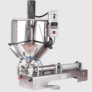 DOVOLL FMU-C Pneumatic Filling Machine for Cream Jam and Paste Filling with Heating and Stirring Hopper
