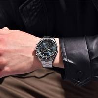 Montre chronographe OEM VK63, boîtier en acier inoxydable, bracelet, verre saphir, lunette tachymètre, 5 BAR, 40 mm, logo personnalisé, MOQ 50