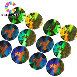 Nhãn Ba Chiều An Ninh Cắt Cong Chống Giả Mạo 3D 3D Số Sê-ri Khắc <span class=keywords><strong>Laser</strong></span> Tùy Chỉnh - Product Image 3