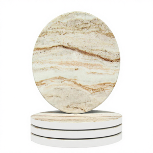 Juego de 2 Posavasos de Cerámica Hechos a Mano, Modernos y Ecológicos, Absorbentes para Tazas de Café y Mesas de Centro - Product Image 4