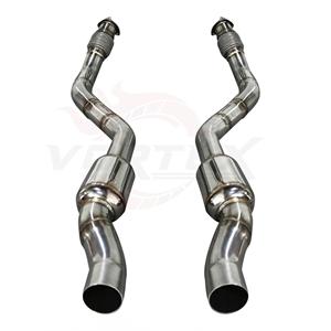 Système d'échappement Catback à soupapes en acier inoxydable Vortex pour Audi RS5 4.2L V8 2012-2018 avec doubles sorties chromées et système sonore - Product Image 4