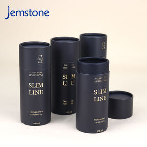 Caja de Embalaje de Cartón Kraft en Forma de Cilindro para Té a Granel, Té de Flores y Proteína en Polvo, Diseño Personalizado y Reciclable - Product Image 2