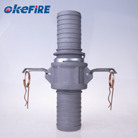 Raccord rapide de type E en aluminium anodisé haute pression Okefire American Standard pour système de tuyau d'eau
