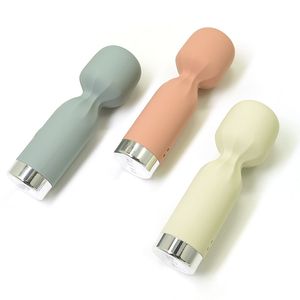Wosilicone nuovo design giocattoli sessuali donna <span class=keywords><strong>vagina</strong></span> ragazze figa av bacchetta vibratore giocattoli sesso adulto mini bacchetta vibratore giocattolo del sesso - Product Image 1