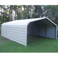 Abri de voiture 18x30 avec abri utilitaire