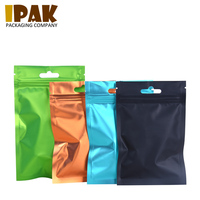 Faible MOQ, sachet plat imprimé en gravure de qualité alimentaire pour sachet de thé à 3 soudures latérales, résistant à l'humidité, sachet sous vide en PE, petit échantillon