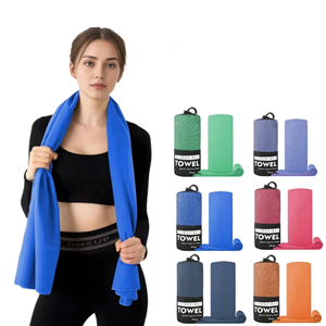 Outdoor Sports Camping High Moisture Sweat Absorption Quick-Drying Woven Fabric Polyester Fitness Yoga <b>Towels</b> - Product Image 1