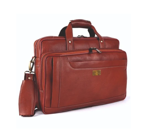 Sac messager élégant pour ordinateur portable en cuir véritable, avec bandoulière, léger et portable, design protecteur - Product Image 6