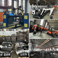 Alat Penggali 3 Ton Efisiensi Tinggi dengan Quick Coupler Grapple Bucket untuk Renovasi Rumah Mini Bagger
